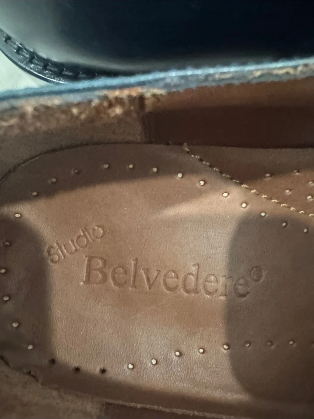 Belvedere BELV. WING LU Genuine Alligator 10 NWT